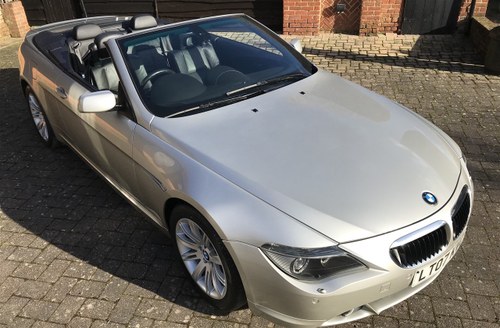 2007 BMW 630 CONVERTIBLE For Sale by Auction