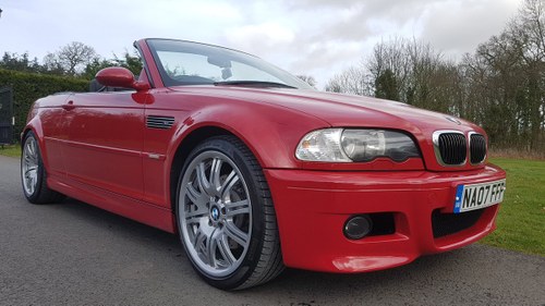 2007 07 bmw m3 3.2 convertible e46 imola red For Sale