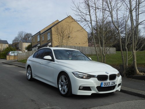 2013 BMW 320D M Sport Auto New Shape White + RED LEATHER SOLD