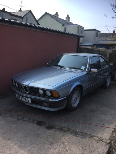 1985 BMW 635 csi E24 Auto for restoration For Sale