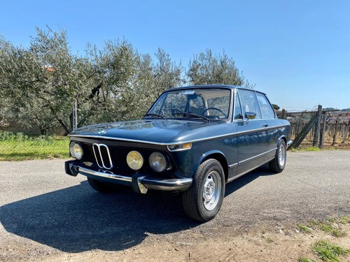 1974 BMW 2002 mode 1874, first owner, doctors car, italy For Sale