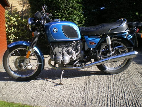 1976 BMW R75/6 , Umolested Original bike with full Craven Luggage For Sale
