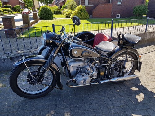 1951 BMW R 51/3 with Stoye sidecar For Sale