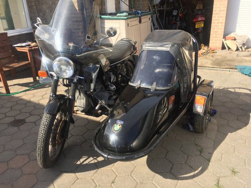1981 BMW r100 sidecar outfit SOLD