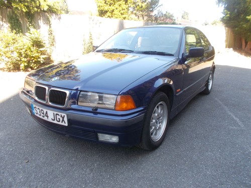 1998 BMW 318 Ti 3 DOOR COUPE AUTOMATIC FSH ONE LADY OWNER   In vendita