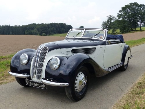 1939 BMW 327 Convertible - MATCHING NUMBERS, FIVA CARD For Sale