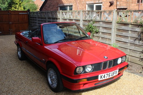 1993 BMW  E30 318 Lux Convertible - superbly original SOLD