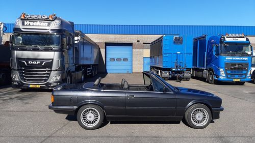 Picture of 1986 BMW 325i convertible E30 diamond black leather blk int. - For Sale