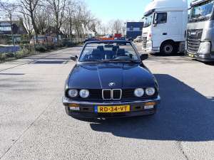 1986 BMW 325i convertible E30 diamond black leather blk int. For Sale (picture 6 of 6)