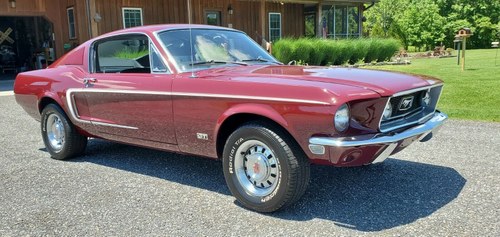2019 1968 Ford Mustang Fastback Factory GT J code In vendita