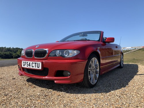 2004 bmw e46 325 Msport convertible Imola Red  For Sale
