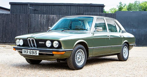 1978 BMW 520i Sports Saloon For Sale by Auction