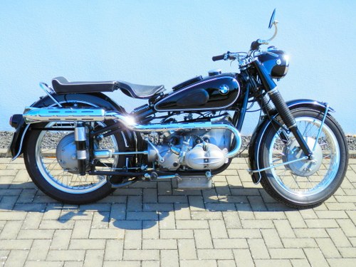1954 BMW R68 with 2-1 Keckeisen Exhaust SOLD