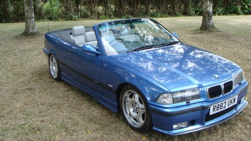 1997 BMW M3 Evolution Cabriolet in Estoril Blue SOLD