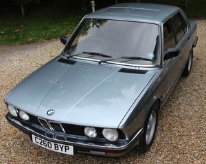 1985 BMW 528iSE Auto 43,000 Miles, Owned by a Sir In vendita