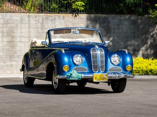 1956 BMW 502 Cabriolet by Baur For Sale by Auction