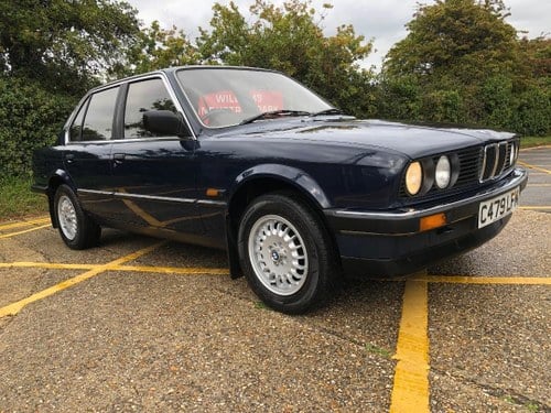1986 BMW 316. E30 Lapis Blue. 1 owner. 64k. FSH. Original. In vendita