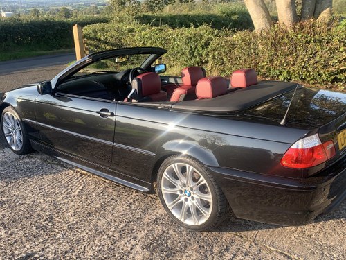 2006 Stunning black E46 convertible For Sale