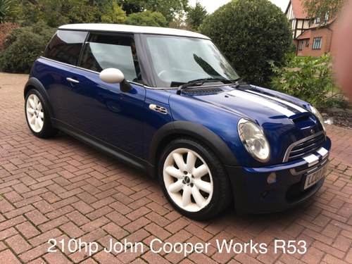 2003 John Cooper Works 210hp Mini Cooper S R53 FSH For Sale