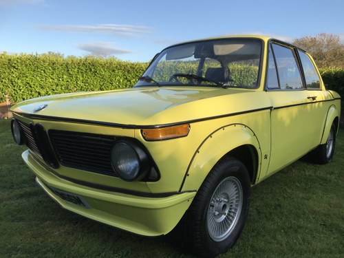 1971 BMW 2002 tii golf yellow For Sale