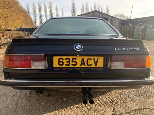 1984 BMW 635csi coupe In vendita