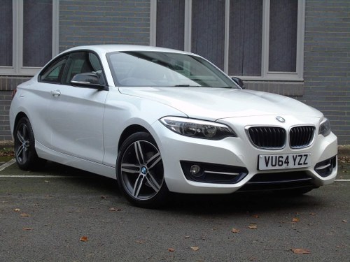 2014 BMW 2 Series 2.0 218d Sport (s/s) 2dr SOLD