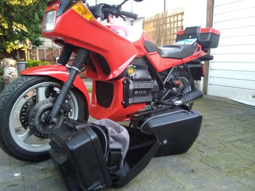 1992 BMW K75S red touring motorcycle VENDUTO