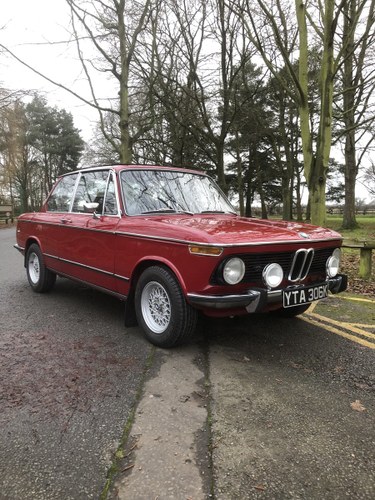 1972 BMW 2002 Saloon in Emola Red For Sale