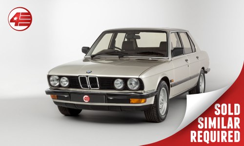 1986 BMW E28 525e /// Sports Seats /// 2 Owners SOLD