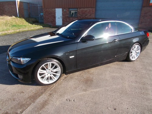 2007 BMW 325 SE CONVERTIBLE 214 BHP BLACK RED LEATHER For Sale