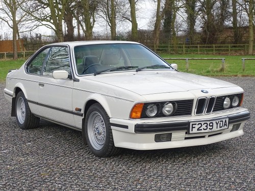 1988 BMW 635 CSi Highline 27th April For Sale by Auction