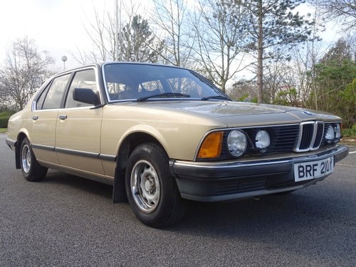 1982 BMW 728i 27th April For Sale by Auction