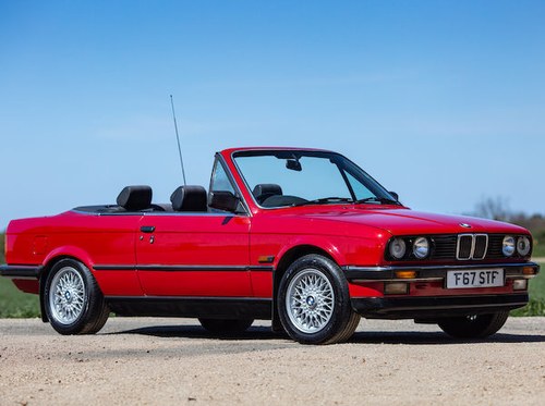 1990 BMW 320I (E30) Convertible For Sale by Auction