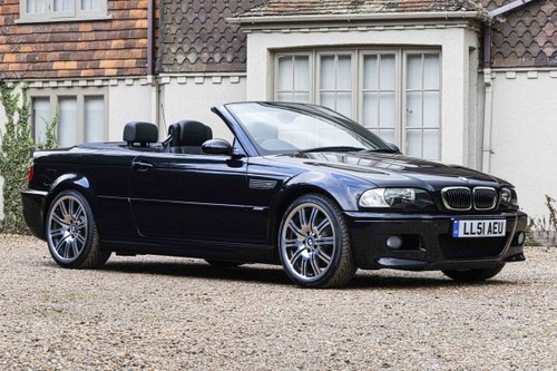 2001 BMW M3 (E46) Convertible (manual) - 656 miles from new For Sale by Auction