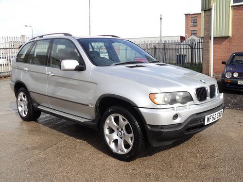 02 bmw x5 3.0 sport automatic/trip tronic.in silver. For Sale