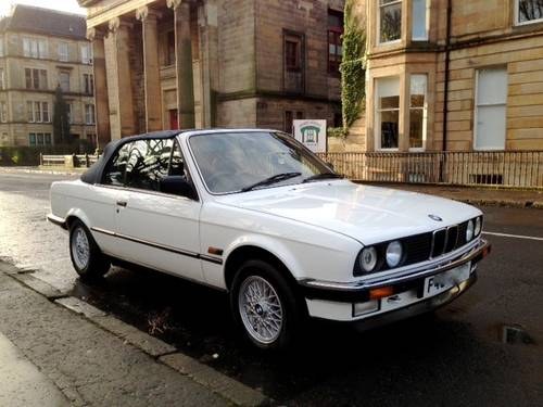 1988 BMW 320i Convertible SOLD