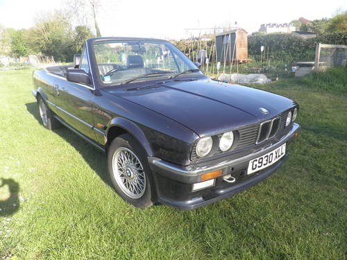 1989 BMW E30 325i convertible manual gearbox SOLD
