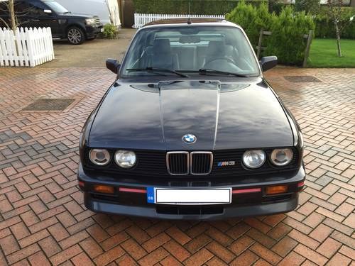 1991 BMW E30 M3 BLACK VENDUTO