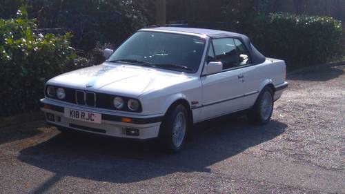 1992 Bmw e30 convertable only 88,000 miles SOLD
