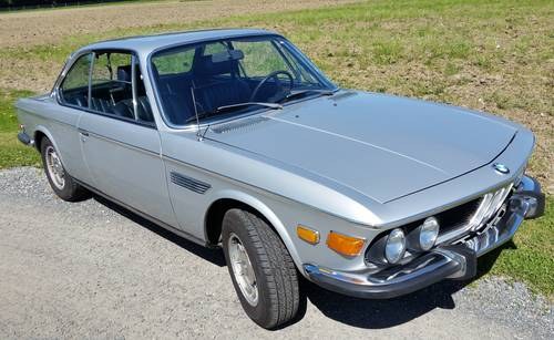 1972 BMW 3.0CS / E9 Coupe: Terrific 1 Owner Sunroof Coupe. For Sale
