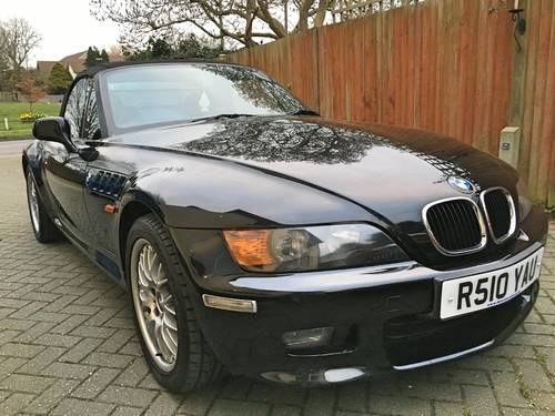 1997 BMW Z3 2.8 LOW MILES BLACK BEAUTIFUL CAR, EXTRAS SOLD