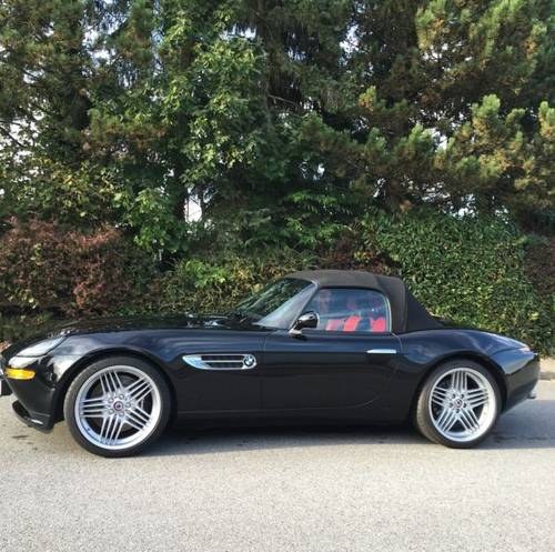 2003 Z8 Alpina black with red/black leather For Sale