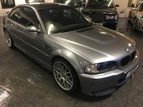 2004 BMW M3 CSL #338 in Silver Grey with 79600 miles In vendita