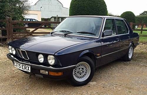 1988 BMW E28 518i Low millage recently recommissioned SOLD