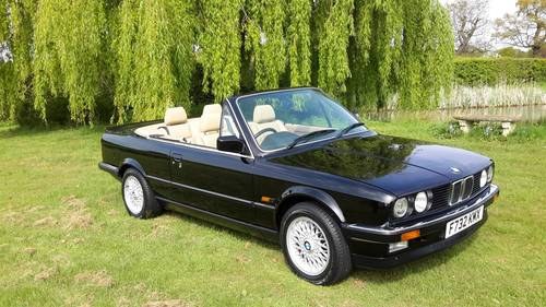 BMW 3 Series 320i Convertible 1989 SOLD