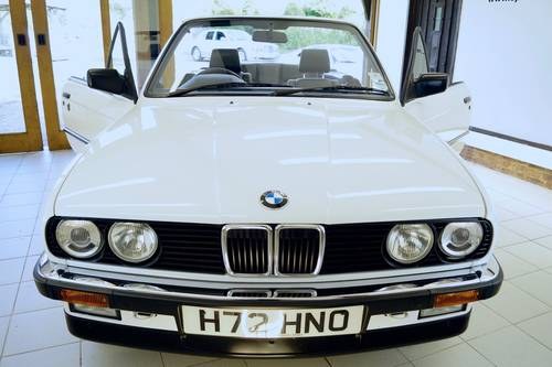1980 BMW E30 CONVERTIBLE ORIGINAL LOW MILEAGE FULL BMW HISTORY  In vendita