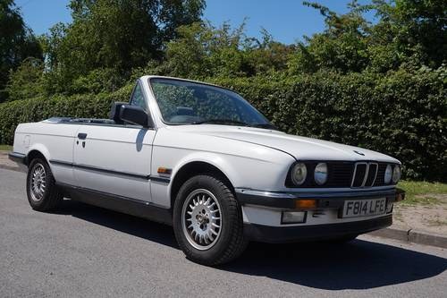 BMW 320I Convertible 1988 - To be auctioned 28-07-17 In vendita all'asta