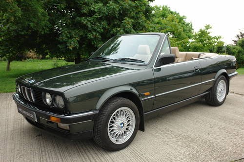 1989 BMW E30 3 SERIES 325 CONVERTIBLE MANUAL In vendita