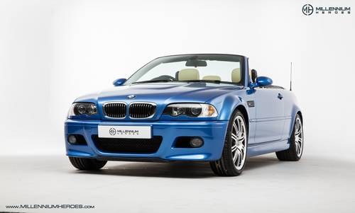 BMW E46 M3 CAB // INDIVIDUAL ESTORIL BLUE // FOR SALE VENDUTO