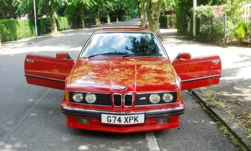 1990 STUNNING BMW 635 CSI A In vendita
